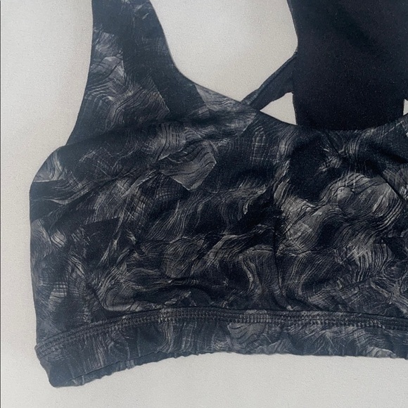 Target Black and Gray Racerback Sports Bra - Picture 5 of 7